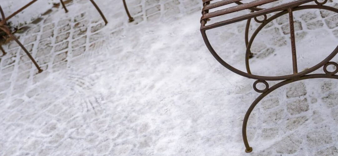 Maintain your pavers during winter